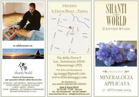 MINERALOGIA APPLICATA - Padova 17-18 Ottobre